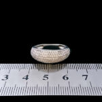 حلقه نقره زنانه طرح جواهری عطوفه - Image 3