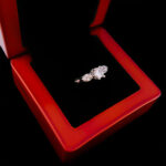 حلقه تک نگین نقره زنانه طرح عطیه - Image 4