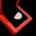 حلقه نقره زنانه طرح جواهری عظیمه - Image 3