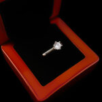 حلقه تک نگین نقره زنانه طرح فاخته - Image 2