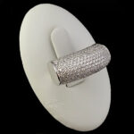 حلقه نقره زنانه طرح فریسا