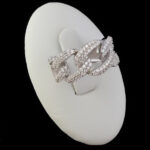 حلقه نقره زنانه طرح فریما