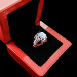 انگشتر نقره مردانه طرح جاهد با سنگ فیروزه نیشابوری - Image 4