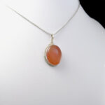 گردنبند عقیق سرخ یمنی نقره مردانه و زنانه طرح افراح - Image 3