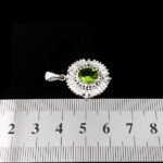 گردنبند الکساندریت الماس تراش نقره زنانه طرح آریاناز - Image 4