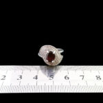 انگشتر گارنت نقره زنانه طرح شارونا‌‌‌ - Image 3