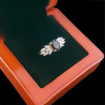 انگشتر گارنت نقره زنانه طرح گلبر‌‌‌ - Image 4