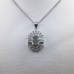 گردنبند در نجف نقره زنانه طرح سرو - Image 3