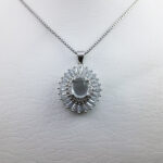 گردنبند در نجف نقره زنانه طرح سرور - Image 2