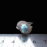 انگشتر فیروزه نیشابوری نقره زنانه طرح رکسانه - Image 3