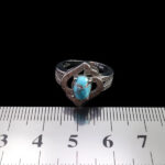 انگشتر فیروزه نیشابوری نقره زنانه طرح رودابه - Image 2