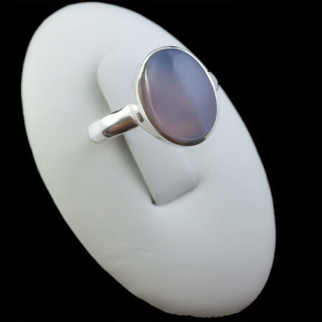 انگشتر عقیق کبود یمنی نقره دست ساز مردانه و زنانه طرح روهینا با حرز امام جواد (ع)