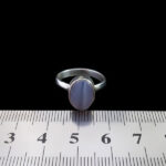 انگشتر عقیق کبود یمنی نقره دست ساز مردانه و زنانه طرح روهینا با حرز امام جواد (ع) - Image 3