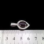 گردنبند عقیق سرخ یمنی نقره زنانه طرح آسنا - Image 3