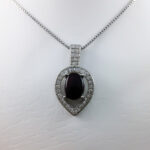 گردنبند عقیق سرخ یمنی نقره زنانه طرح آسنا - Image 2