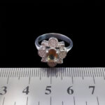 انگشتر الکساندریت الماس تراش نقره زنانه طرح زمانه - Image 2