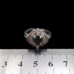 انگشتر گارنت اصل نقره زنانه طرح زلیخا - Image 2