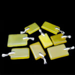 گردنبند شرف الشمس زنانه و مردانه نقره مستطیلی پاپیونی + حکاکی - Image 4