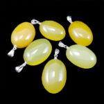 گردنبند شرف الشمس زنانه و مردانه بیضی طرح نارنج + حکاکی - Image 4