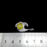 گردنبند شرف الشمس زنانه نقره طرح طاووس + حکاکی - Image 3