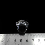 انگشتر حدید صینی نقره مردانه طرح ضرغام + حکاکی‌‌‌ - Image 2