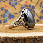 انگشتر حدید صینی نقره مردانه طرح ژوبین + حکاکی‌‌‌ - Image 5