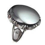 انگشتر حدید صینی نقره مردانه طرح ساسان + حکاکی‌‌‌