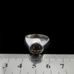 انگشتر حرز امام جواد (ع) نقره زنانه و مردانه طرح مهرنگ - Image 5