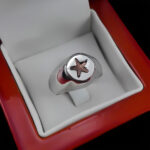 انگشتر حرز امام جواد (ع) نقره زنانه و مردانه طرح مهرنگ - Image 3