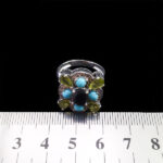 انگشتر نقره زنانه چندنگین اصل طرح شادلین‌‌‌ - Image 3