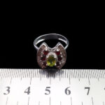 انگشتر نقره زنانه چندنگین اصل طرح شمیلا - Image 3