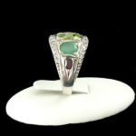 انگشتر نقره مردانه و زنانه چندنگین اصل طرح صفا - Image 6