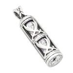 گردنبند نقره حرز امام جواد (ع) طرح ذوالفقار‌‌‌