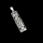 گردنبند نقره زنانه و مردانه حرز امام جواد (ع) طرح راشد - Image 4