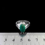 انگشتر نقره فیروزه نیشابوری دست ساز مردانه طرح مانی - Image 2