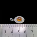 گردنبند عقیق سرخ یمنی نقره زنانه طرح رئوفه - Image 3