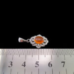 گردنبند عقیق سرخ یمنی نقره زنانه طرح زیلان - Image 2