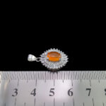 گردنبند عقیق سرخ یمنی نقره زنانه طرح سلینا - Image 2