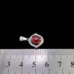 گردنبند عقیق سرخ یمنی نقره زنانه طرح شهناز - Image 3