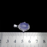 گردنبند عقیق کبود یمنی نقره زنانه طرح پانیا - Image 3