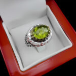 انگشتر زبرجد نقره مردانه فاخر دست ساز طرح مازیار - Image 4