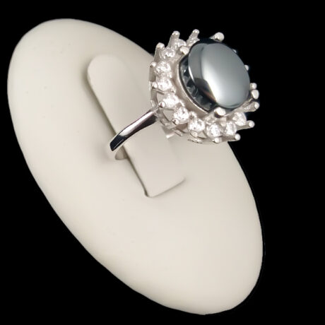 انگشتر حدید صینی نقره زنانه طرح راندایا +حکاکی‌‌‌