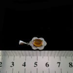 گردنبند عقیق سرخ یمنی نقره زنانه طرح فریشن - Image 2