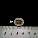 گردنبند عقیق سرخ یمنی نقره زنانه طرح فریشان - Image 2