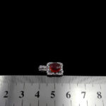 گردنبند عقیق سرخ یمنی نقره زنانه طرح حناسا - Image 2