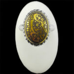 انگشتر حدید صینی نقره مردانه لبیک یا حسین (ع) - Image 5