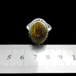 انگشتر حدید صینی نقره مردانه لبیک یا حسین (ع) - Image 6