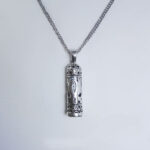 گردنبند نقره حرز امام جواد (ع) طرح داود - Image 3