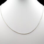 زنجیر نقره ونیزی ظریف عیار ۹۲۵ مخصوص گردنبند (۵۵ سانتی متری) - Image 4