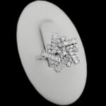 حلقه نقره زنانه طرح آفتاب - Image 4